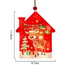 Χριστουγεννιάτικα Κρεμαστά Φωτάκια Παραθύρων